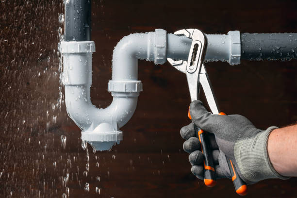 Professional Plumbing technician working in Hostetter, PA